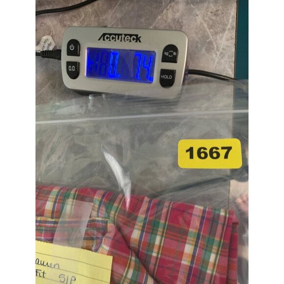 Ralph Lauren Men’s S / P Custom Fit Pink Green Logo Hit Button Down Shirt Long S - Picture 6 of 7